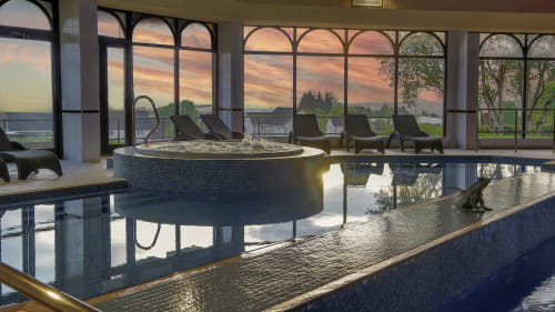 Image of an inside swimming pool